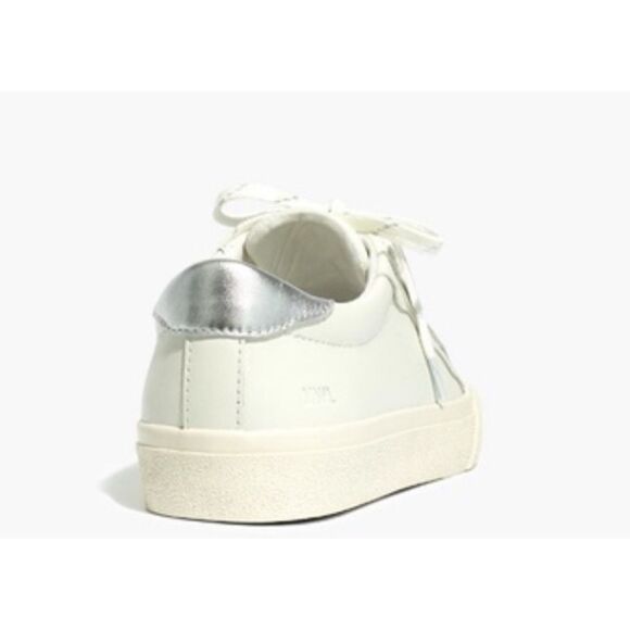 Madewell Sidewalk Low-Top Sneakers in Leather: Wave Edition Size 8 / Pristine - Picture 3 of 11